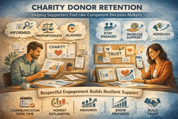 The charities retaining donors right now are helping them feel like competent decision-makers.